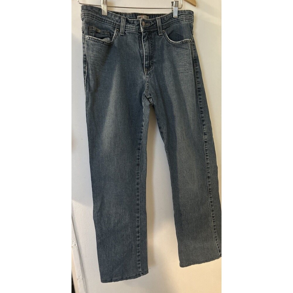 Lee Mid Rise Bootcut Lower On The Waist Women's  Blue Denim jeans Size 12P